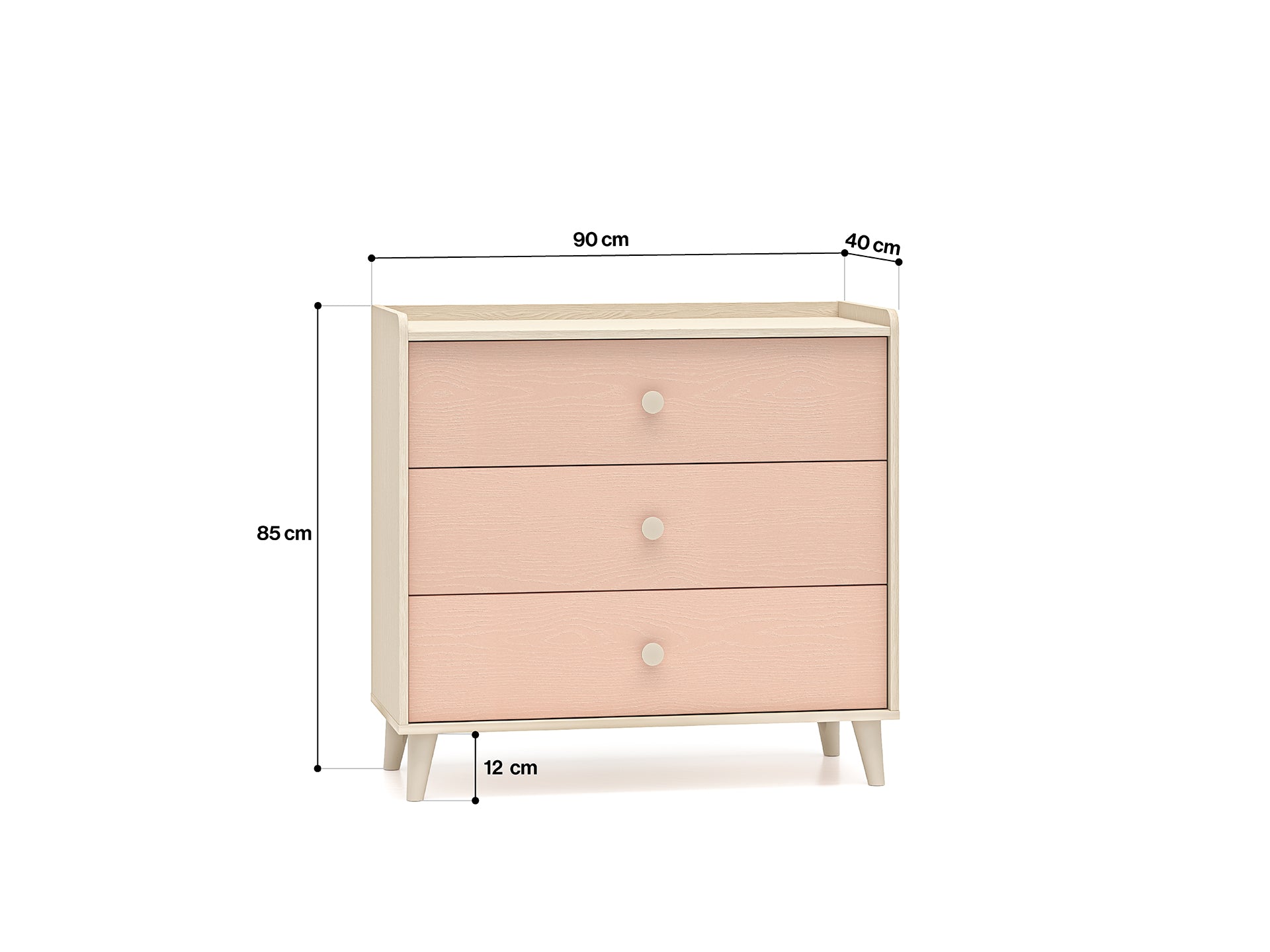Buffet moderne en panneaux laminés avec finition résistante et élégante