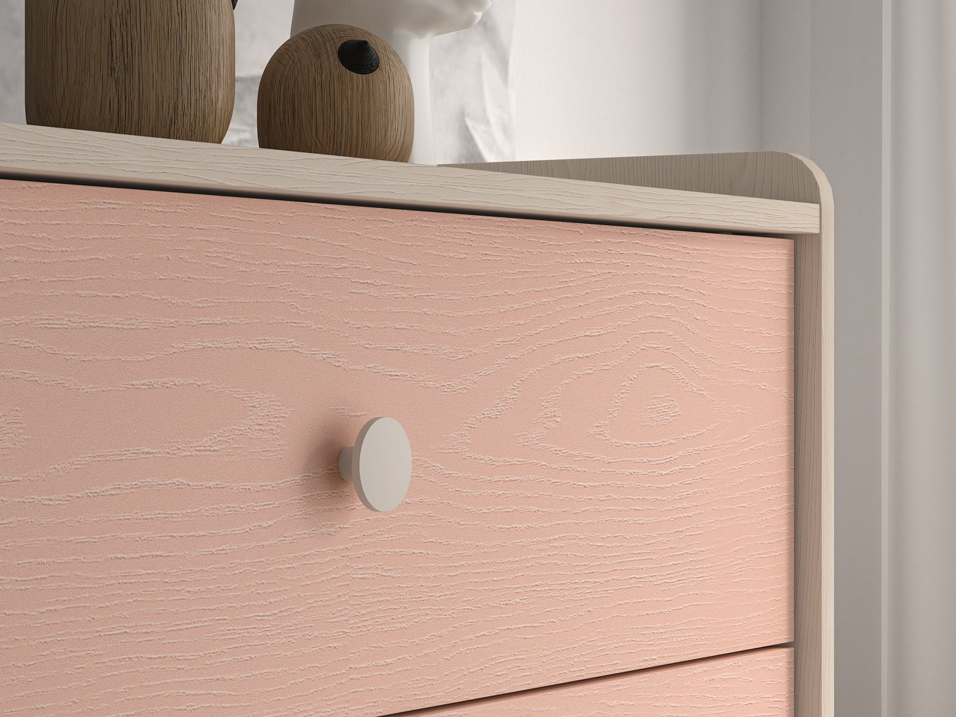 Buffet moderne en panneaux laminés avec finition résistante et élégante