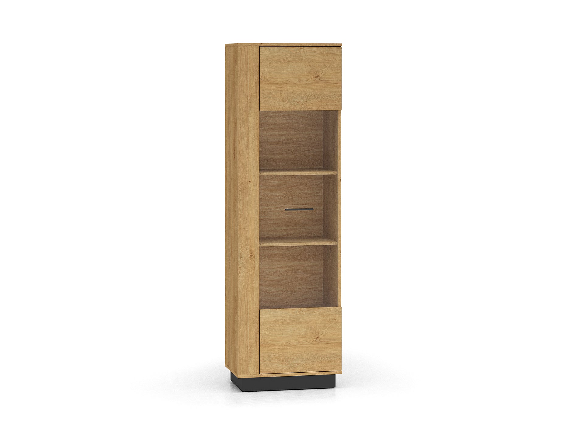 Ensemble Salon – Collection MORENO - 4 Pieces - Meubles Modernes en Chêne avec Base Noire