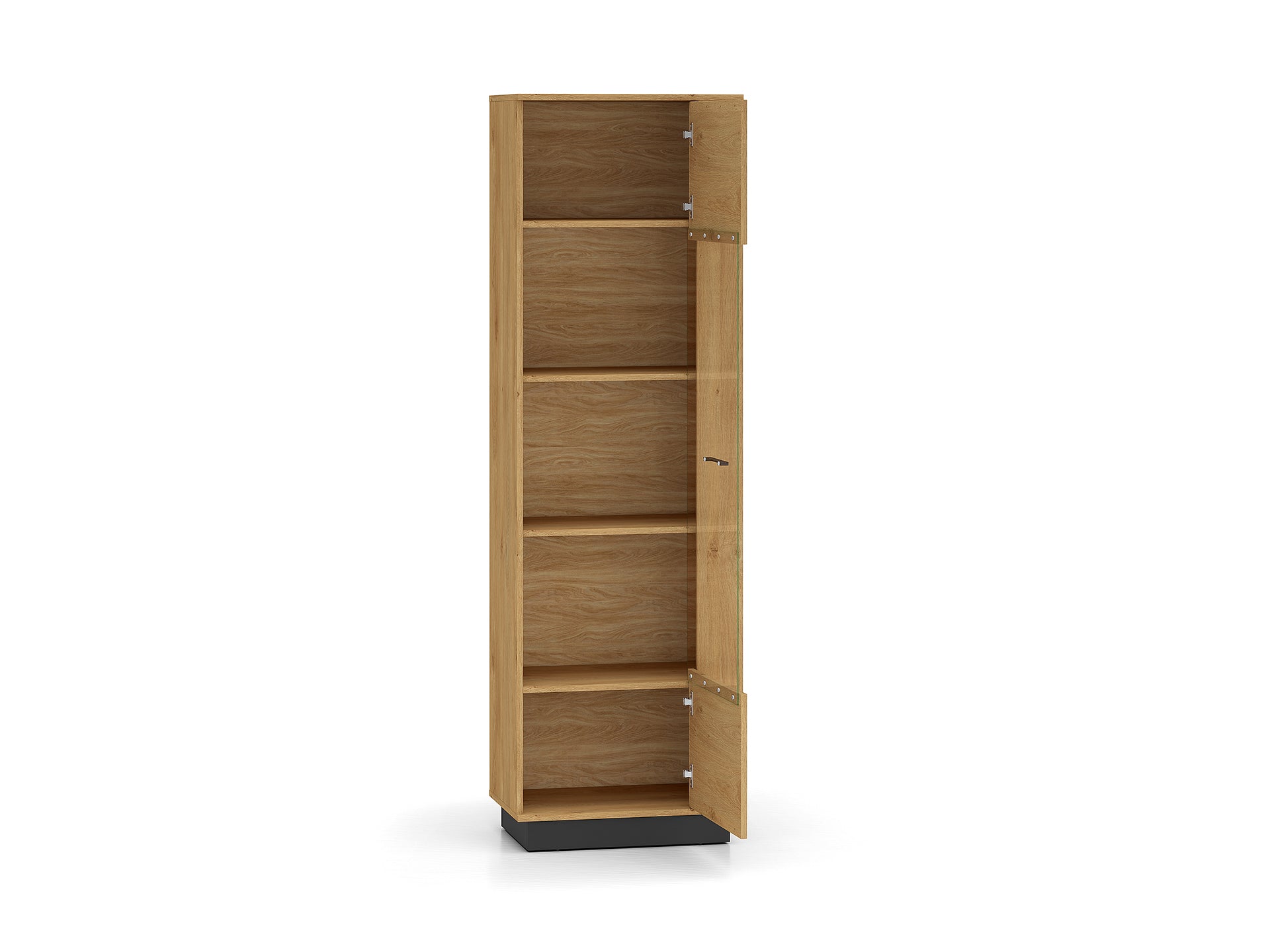 Ensemble Salon – Collection MORENO - 4 Pieces - Meubles Modernes en Chêne avec Base Noire