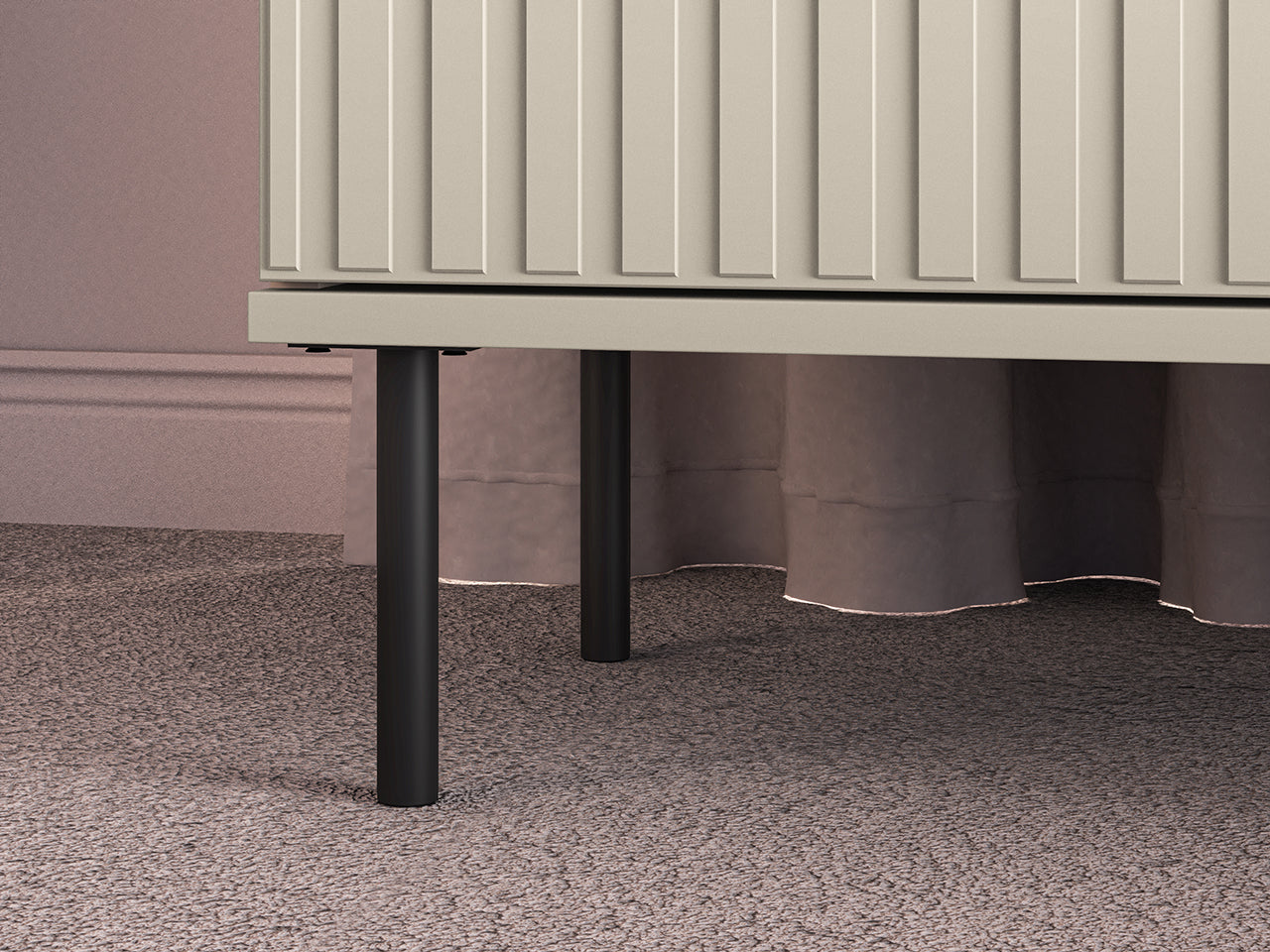 Ensemble chambre à coucher – Collection Sofina - 3 Pièces - - Élégance Cachemire et Design Contemporain