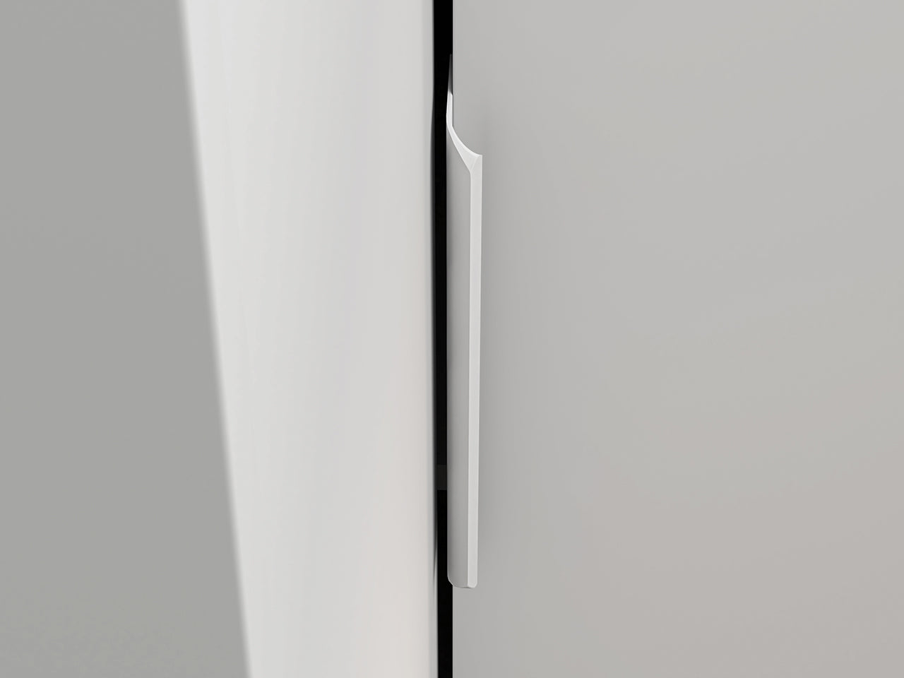 Garde-Robe Moderne Blanc et Chêne Castello avec MDF Graphite Mat – Durable et Élégante
