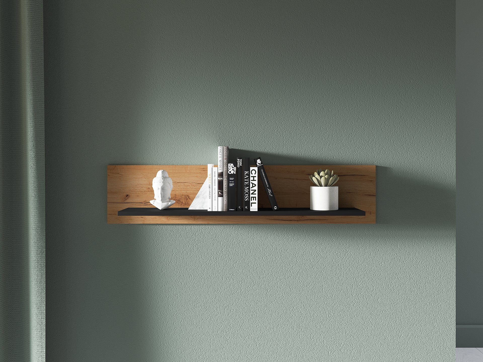 Ensemble Chambre à Coucher – Collection URSEN – 5 Pieces - Élégance Contemporaine en Chêne Craft Or & Noir