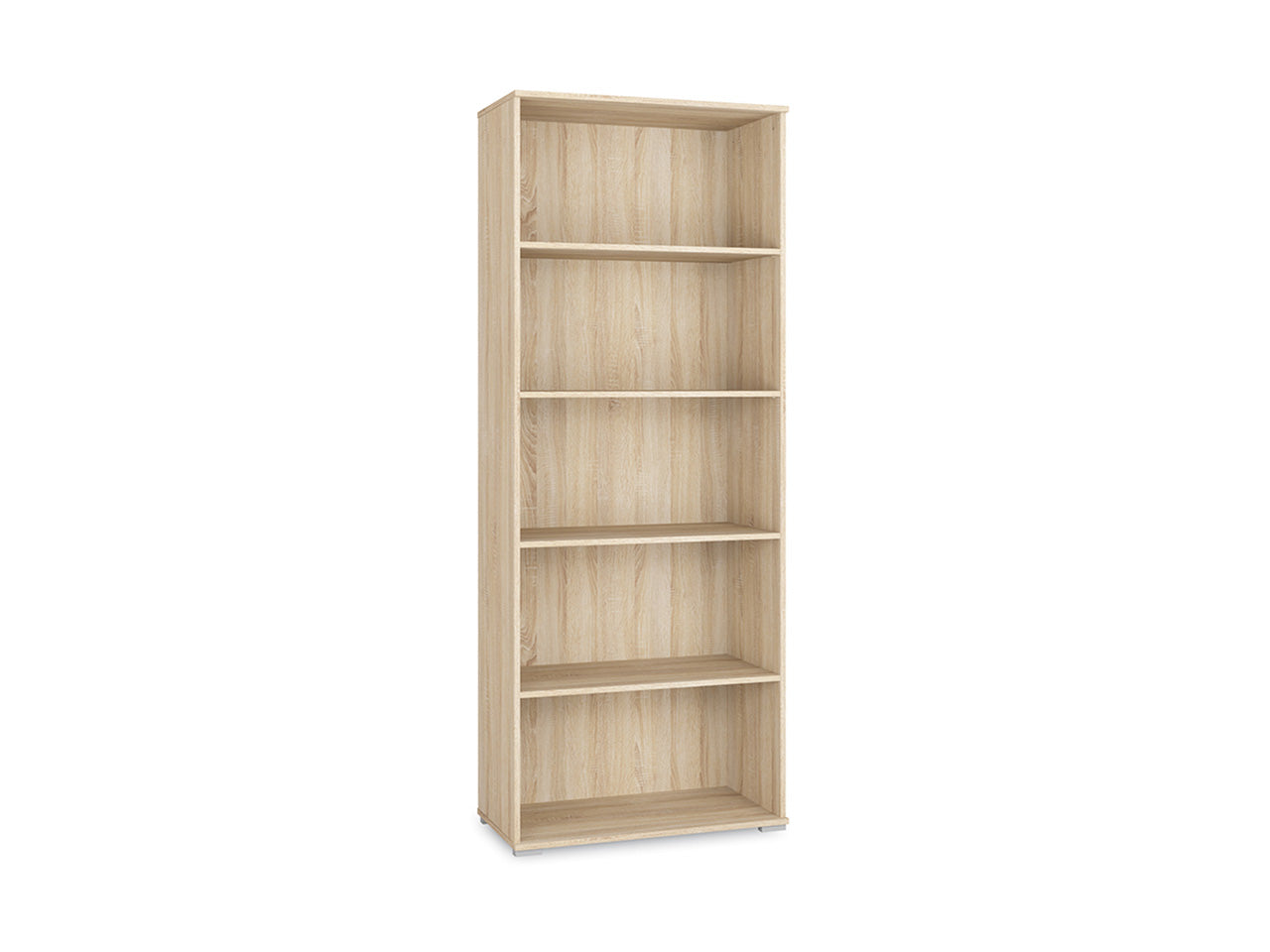 Étagère Moderne avec Bordure ABS - Panneau Laminé Résistant - Lumière de Sonoma