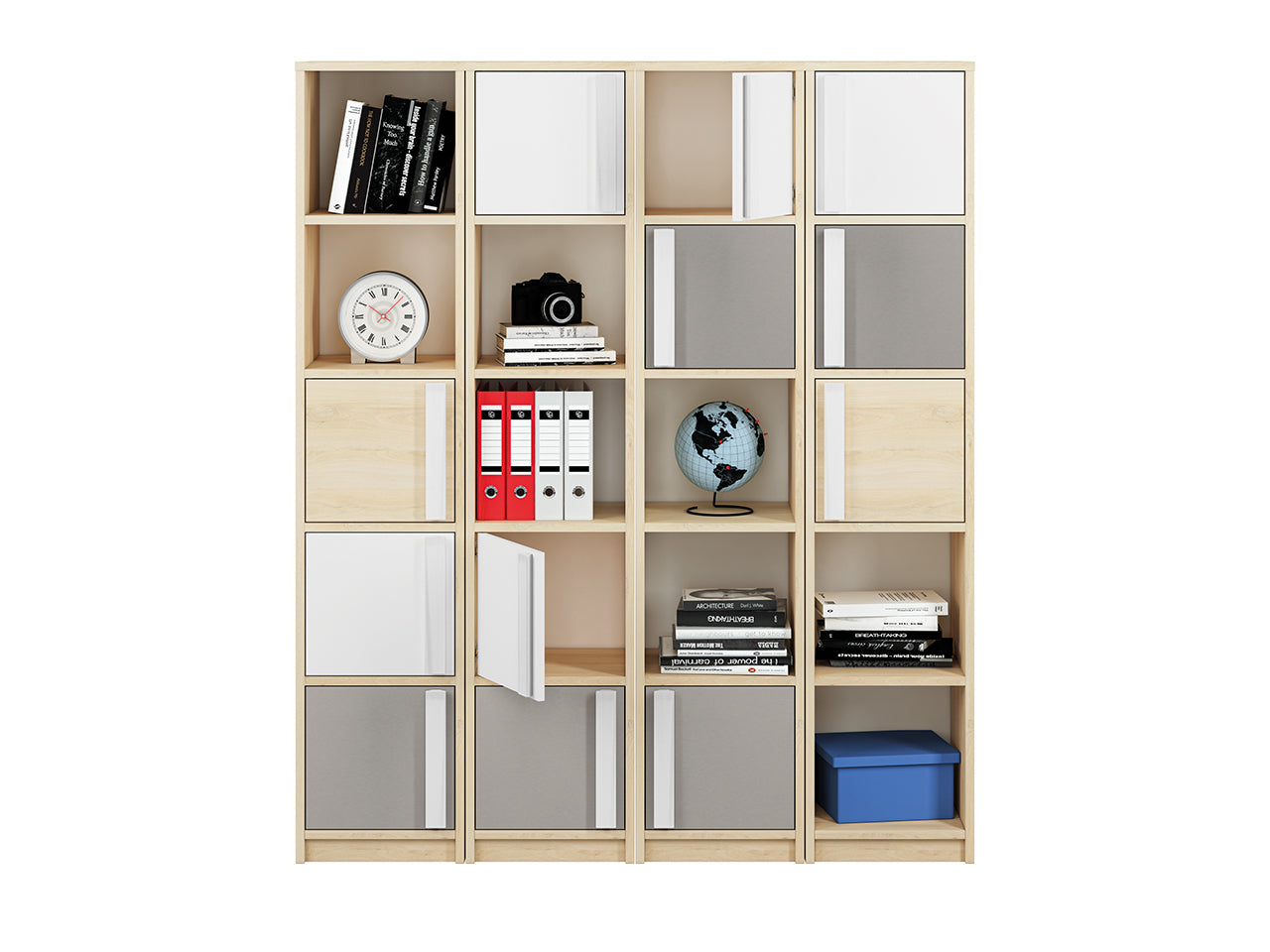 Étagère moderne en Hêtre des Fjords avec bordure ABS – Design élégant et haute résistance