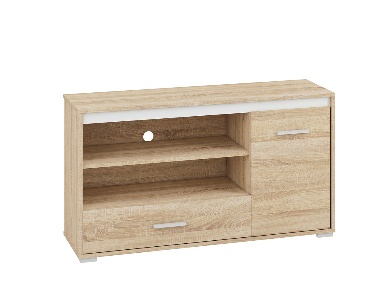 Meuble TV Moderne en Lumière de Sonoma – Design Élégant et Fonctionnel - Rangement TV