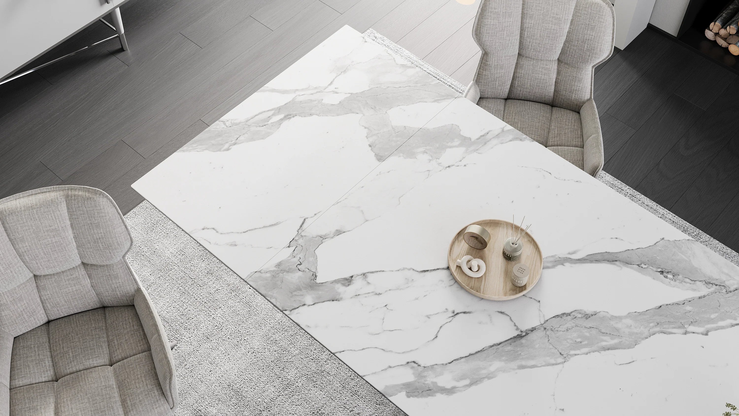 Une table de salle à manger design extensible et élégante : la collection Luisa