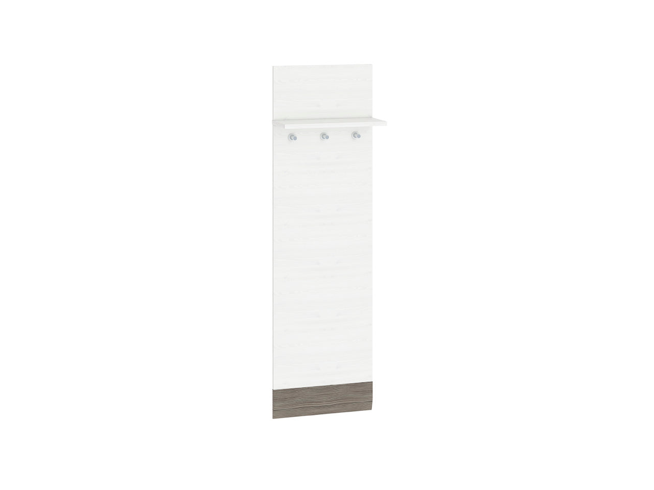 Cintre en Pin des Neiges et MDF Gris Neuf avec Bordure ABS