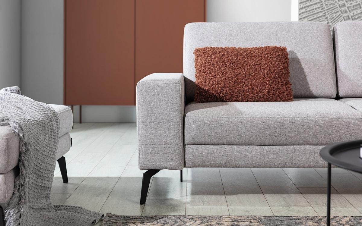 Canapé d'angle avec fonction couchage - Gemma 85 - côté droit
