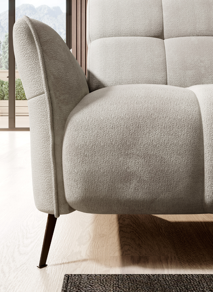 Canapé d’Angle  Haut de Gamme – Réglage Électrique de l’Assise, Design Moderne, Confort Sur Mesure | Tissu Premium & Structure Robuste