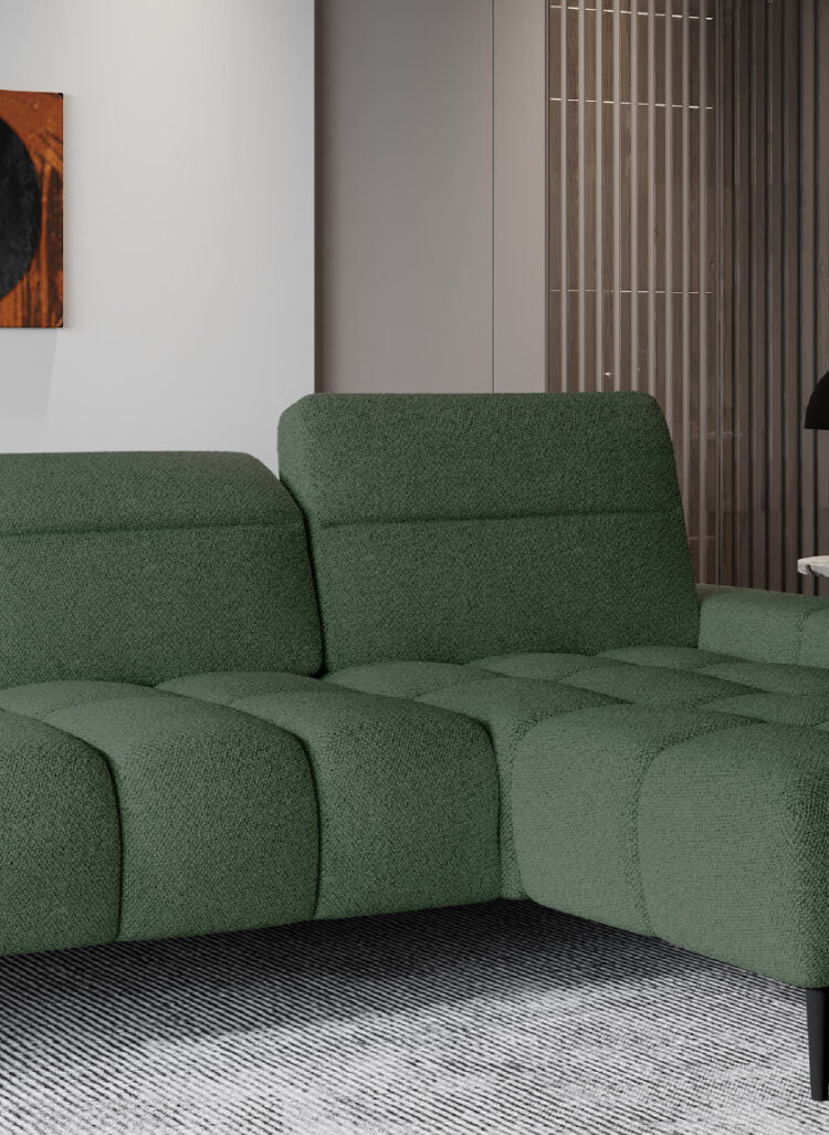 Canapé d’Angle – Confort Personnalisé avec Profondeur d’Assise Réglable
