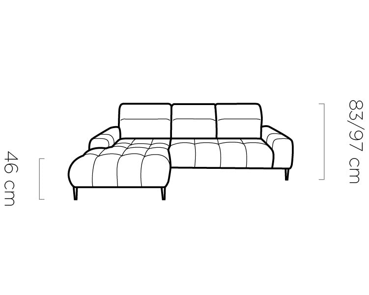 Canapé d’Angle – Confort Personnalisé avec Profondeur d’Assise Réglable