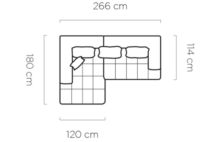 Canapé d’angle moderne avec réglage électrique de la profondeur d’assise