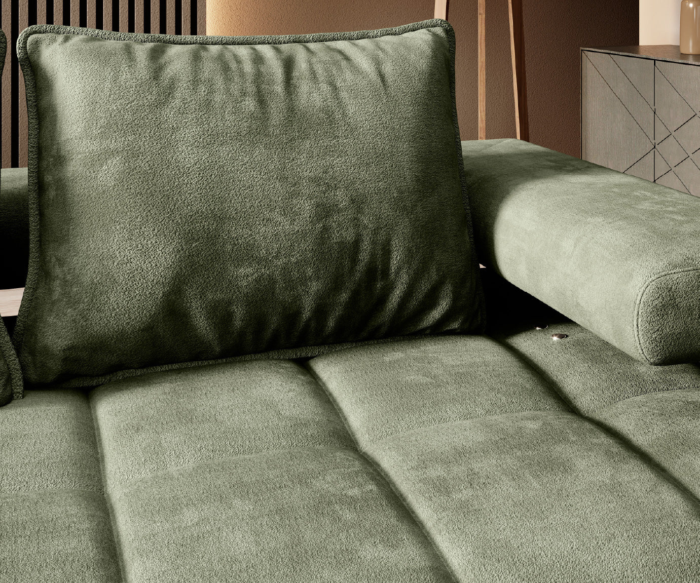 Canapé d’angle – Confort haut de gamme avec assise extensible, disponible en tailles S, L et XL