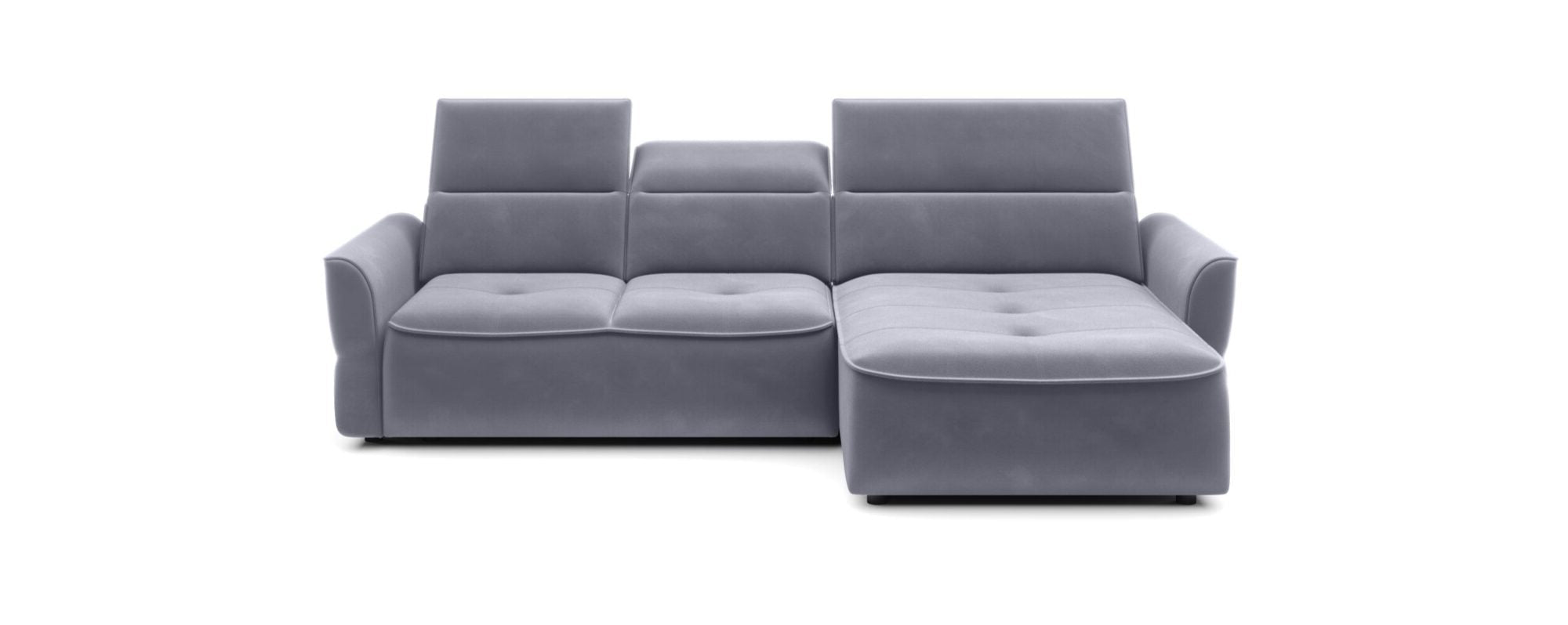 Canapé d'Angle Convertible - Design Moderne, Confort Optimal, Disponible en 3 Tailles | Canapé Réversible avec Coffre de Rangement