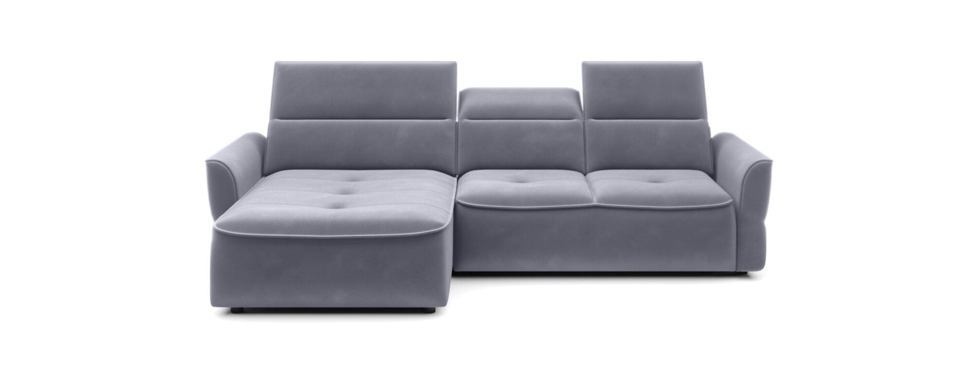 Canapé d'Angle Convertible - Design Moderne, Confort Optimal, Disponible en 3 Tailles | Canapé Réversible avec Coffre de Rangement