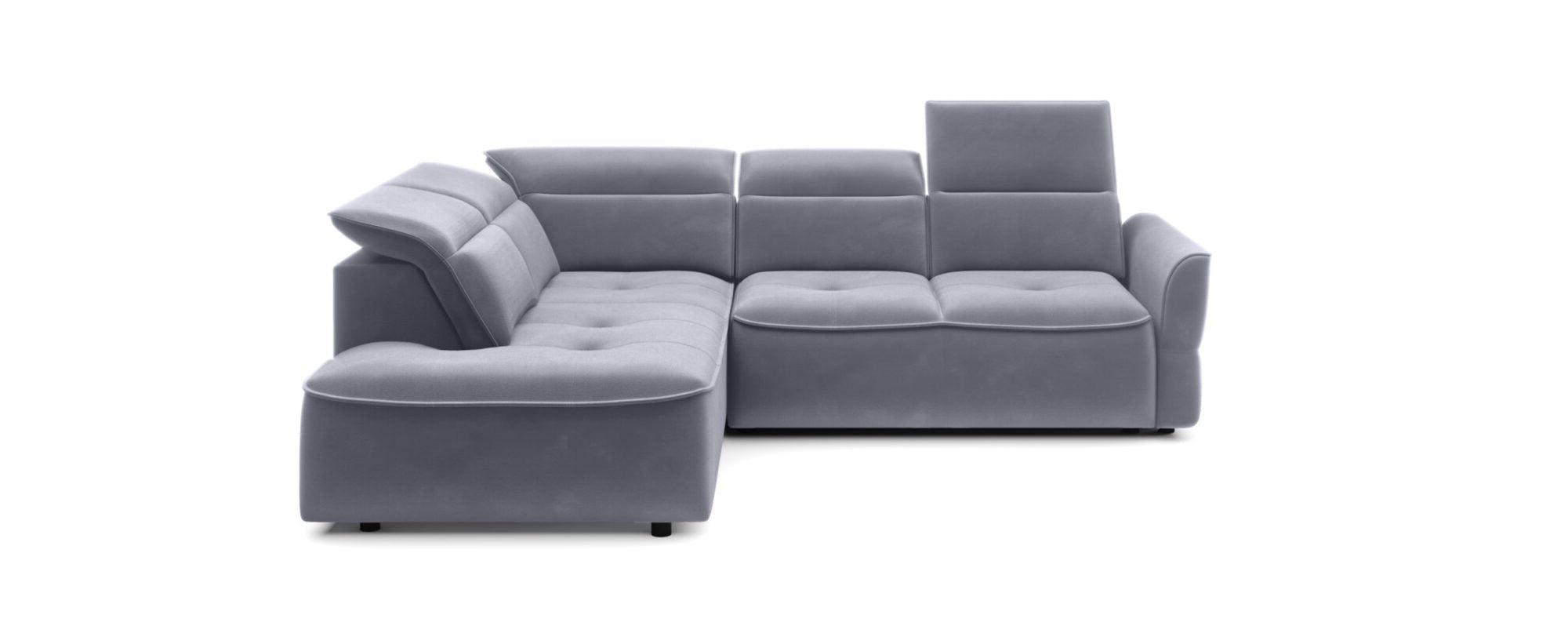 Canapé d'Angle Convertible - Design Moderne, Confort Optimal, Disponible en 3 Tailles | Canapé Réversible avec Coffre de Rangement