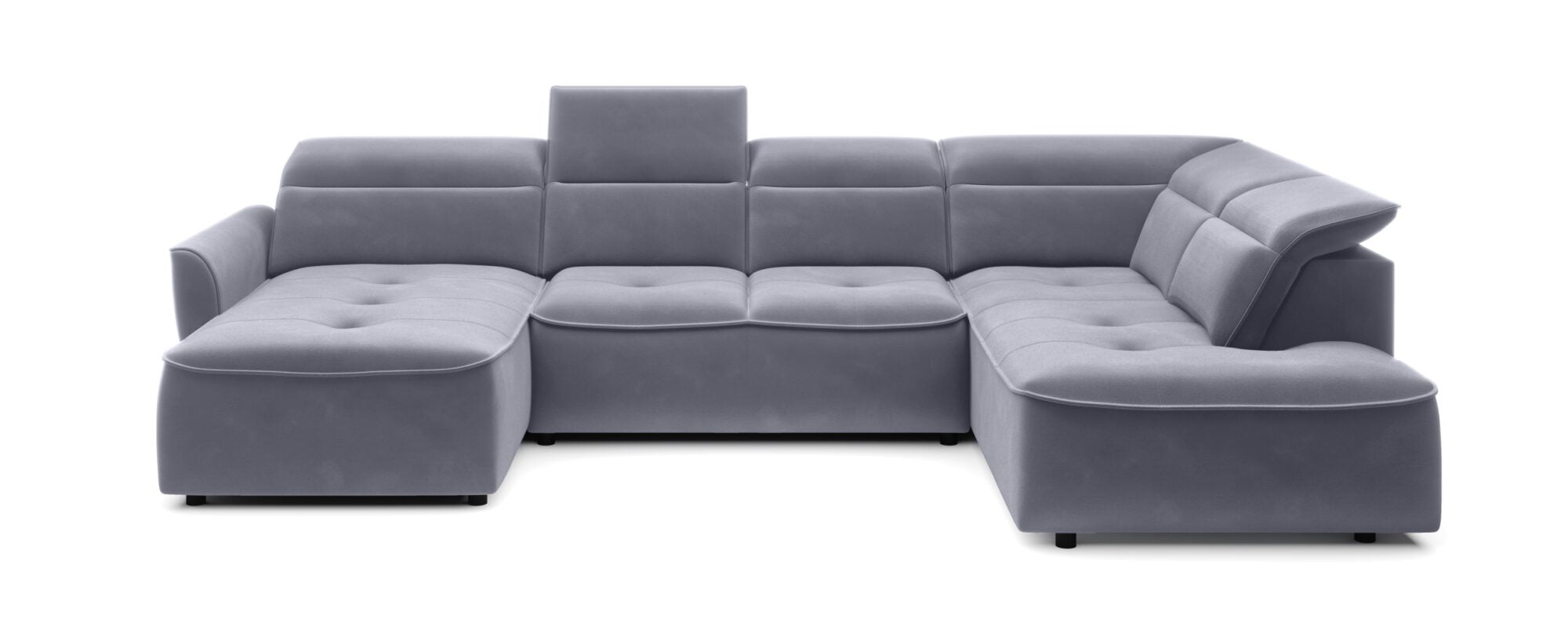 Canapé d'Angle Convertible - Design Moderne, Confort Optimal, Disponible en 3 Tailles | Canapé Réversible avec Coffre de Rangement