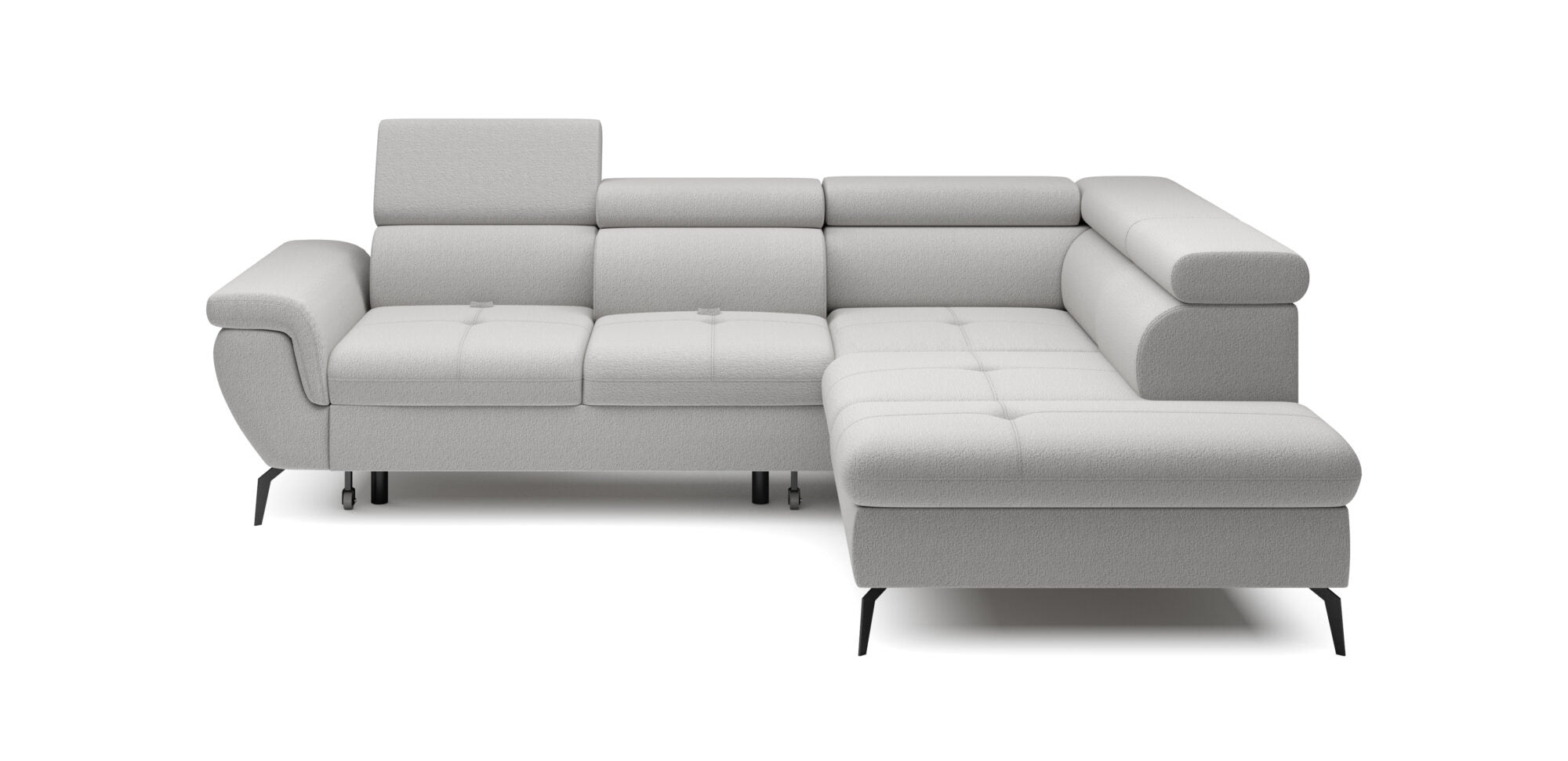 Canapé d’angle L – Design contemporain, convertible avec coffre de rangement et confort personnalisé