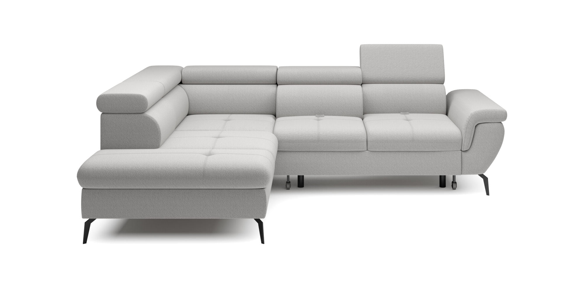 Canapé d’angle L – Design contemporain, convertible avec coffre de rangement et confort personnalisé