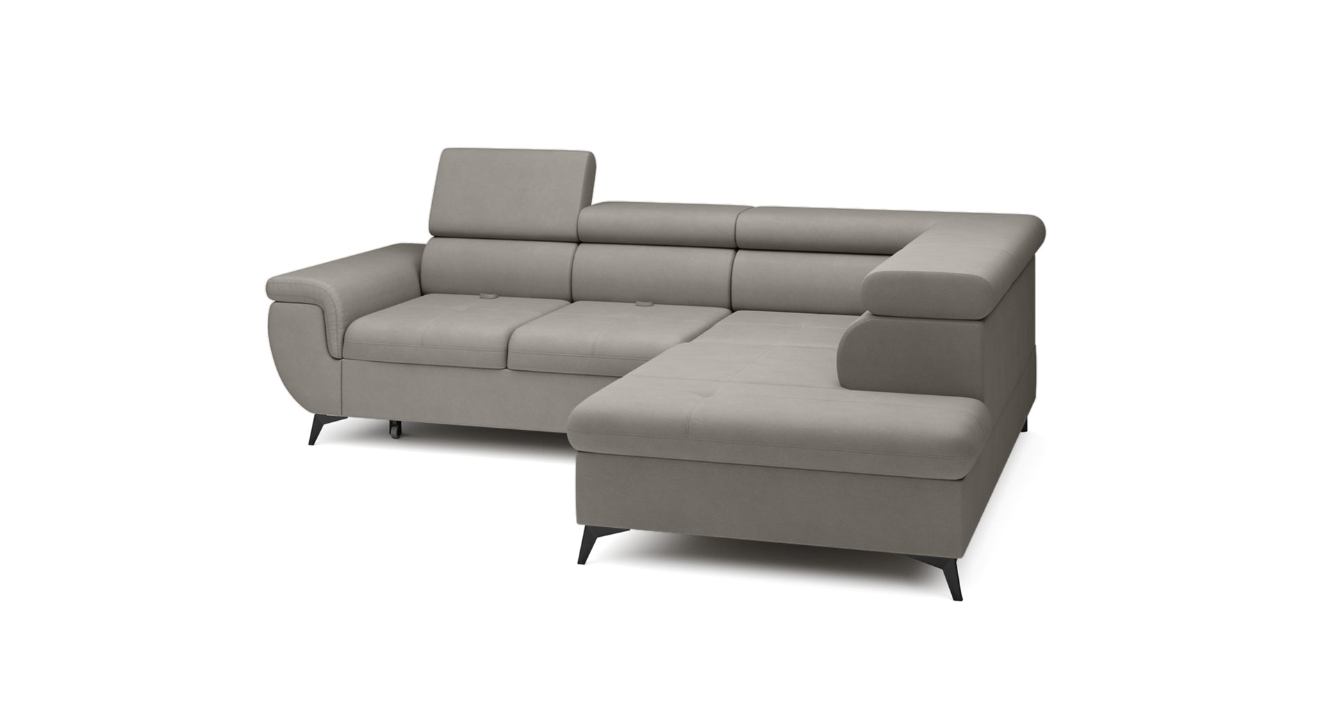 Canapé d’angle L – Design contemporain, convertible avec coffre de rangement et confort personnalisé