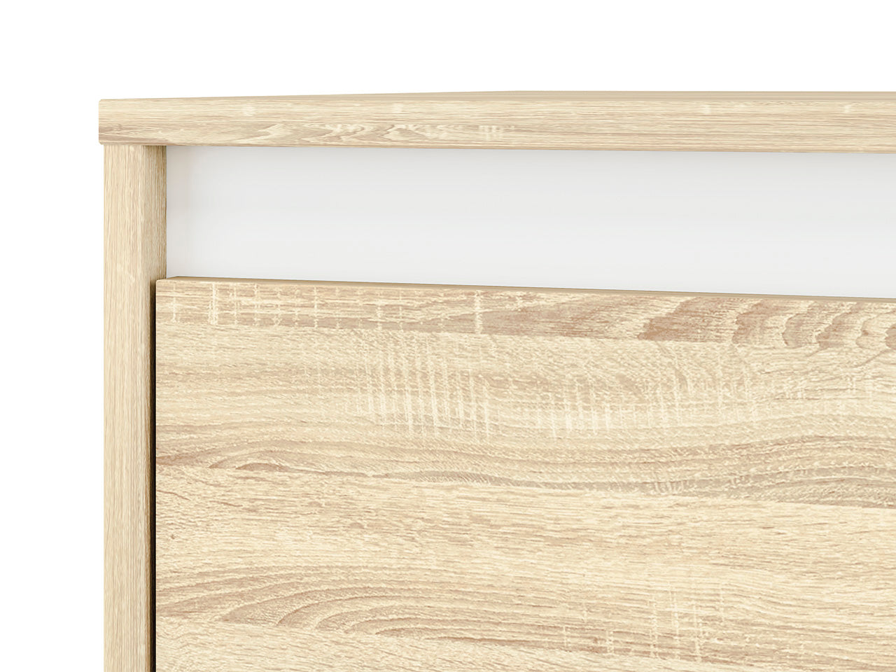 Vitrine Colonne avec Verre Trempé – Éclairage Optionnel – Design Sonoma Clair, Blanc et Anthracite