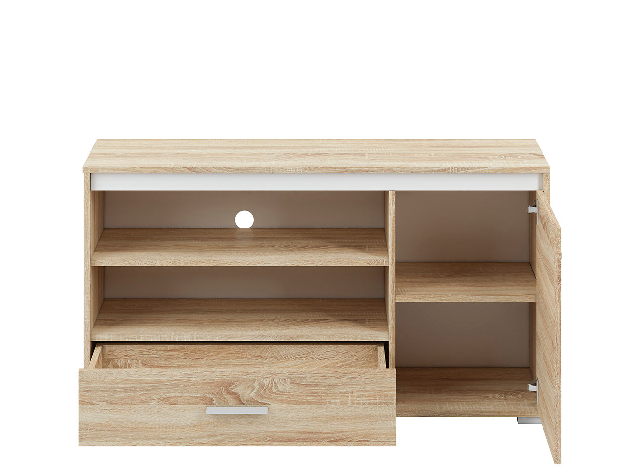 Meuble TV Moderne en Lumière de Sonoma – Design Élégant et Fonctionnel - Rangement TV