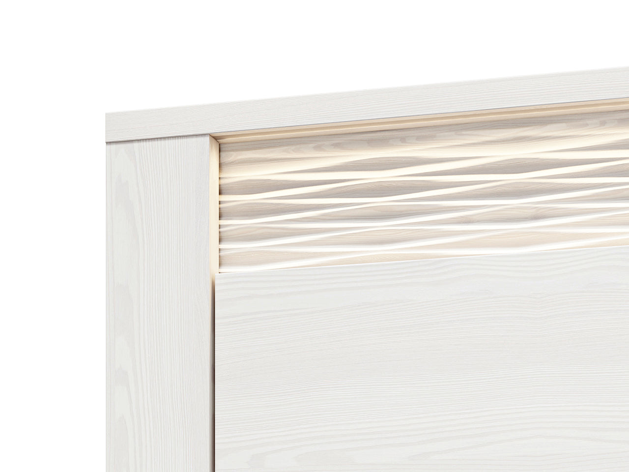 Vitrine en Pin Enneigé avec Éclairage Optionnel - Durabilité, Élégance et Fonctionnalité pour Votre Intérieur