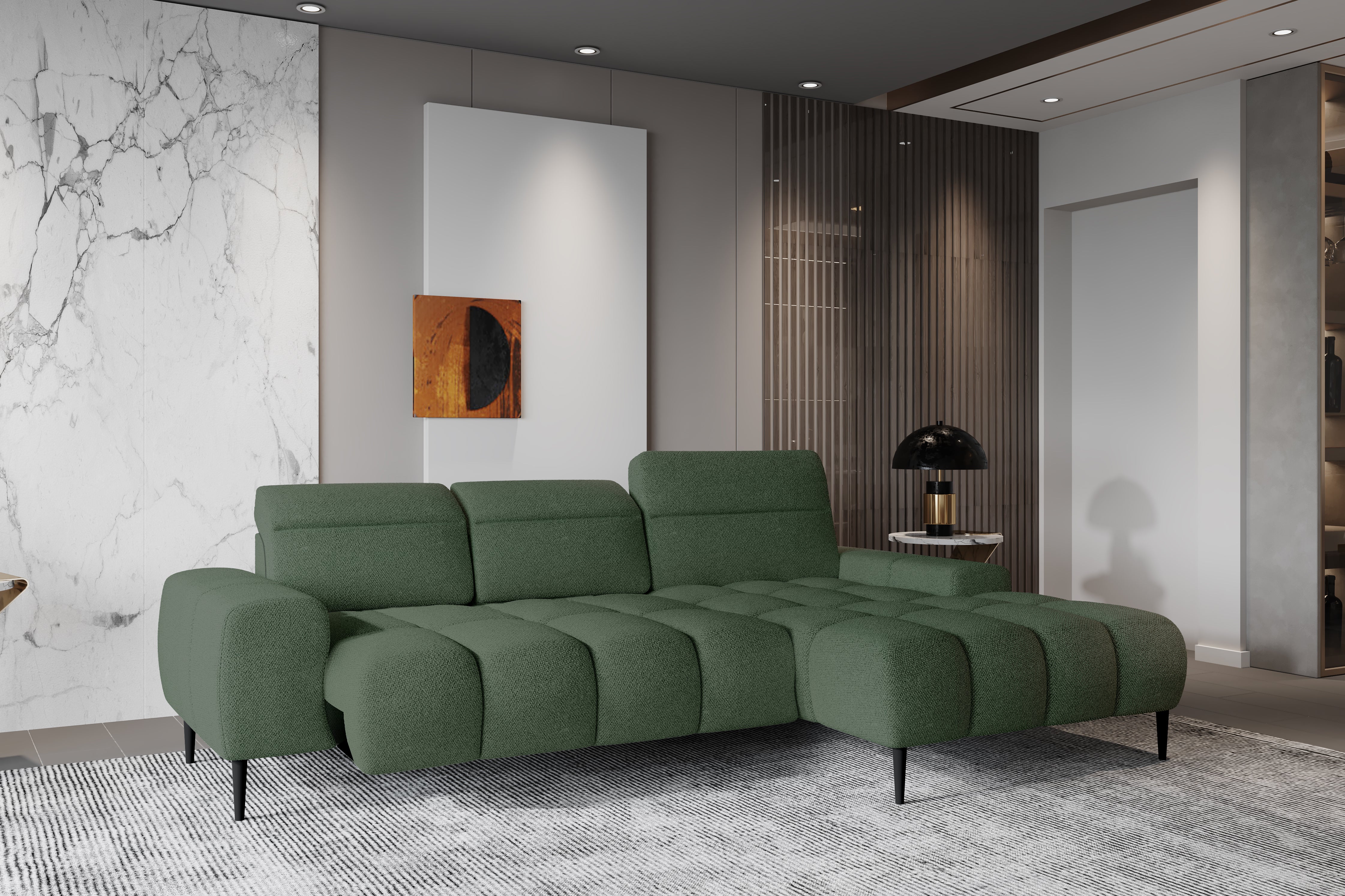 Canapé d’Angle – Confort Personnalisé avec Profondeur d’Assise Réglable
