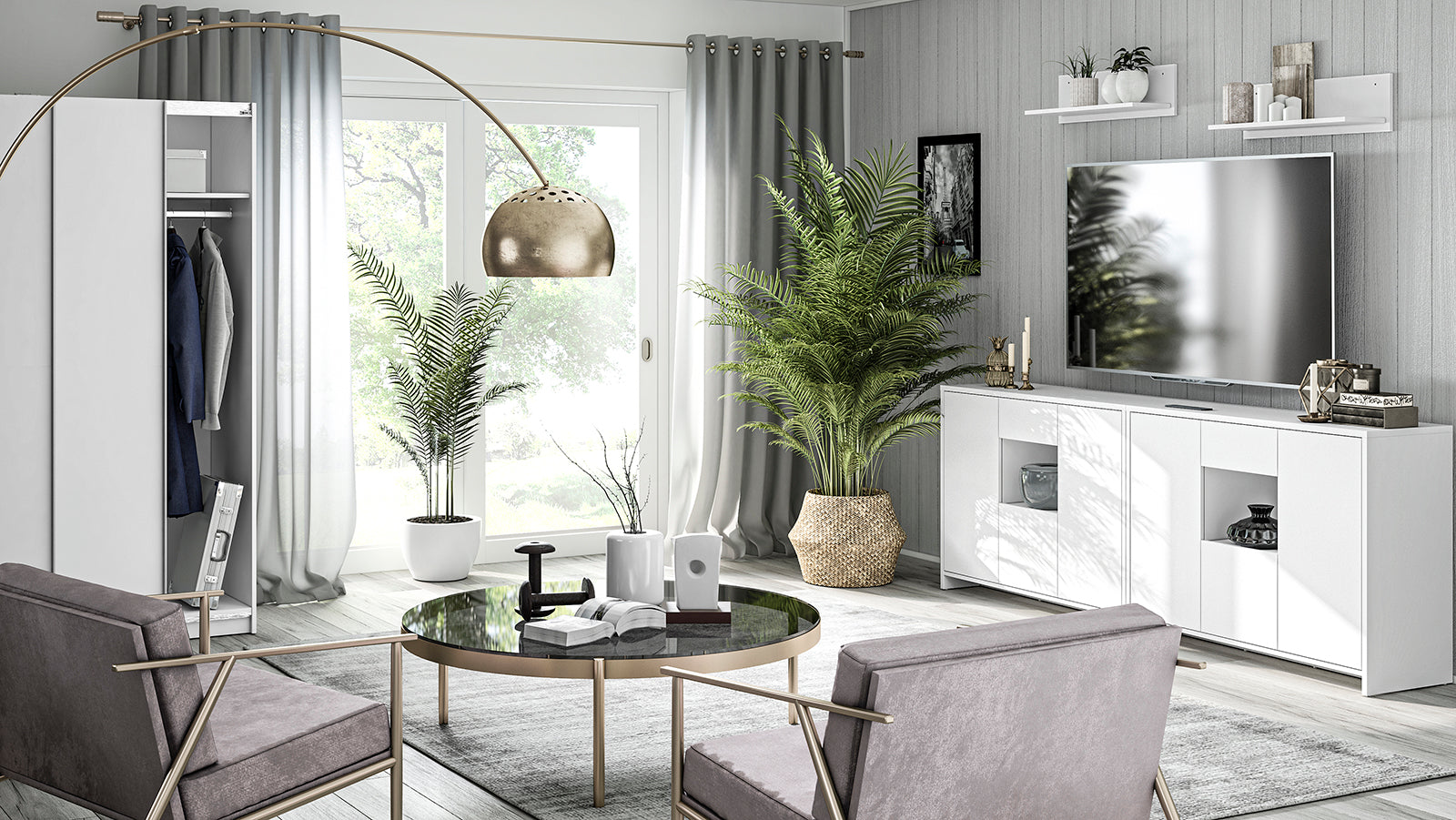 Étagère Murale Blanche – Design Minimaliste, Résistante et Fonctionnelle