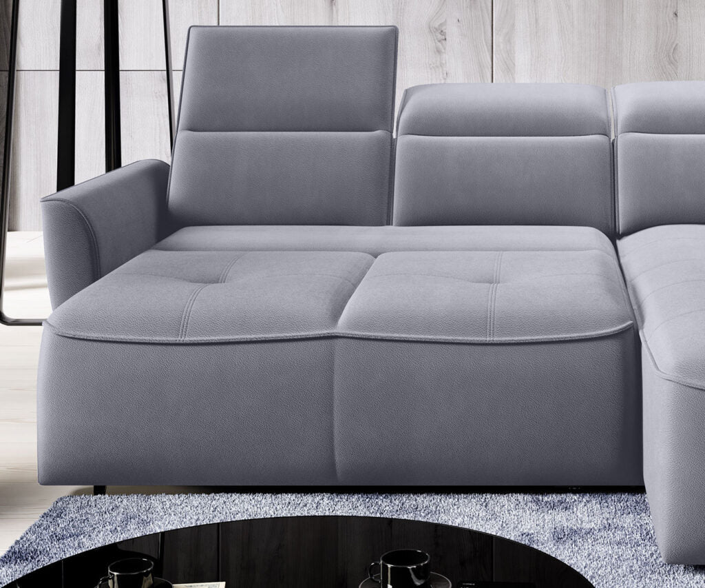 Canapé d'Angle Convertible - Design Moderne, Confort Optimal, Disponible en 3 Tailles | Canapé Réversible avec Coffre de Rangement