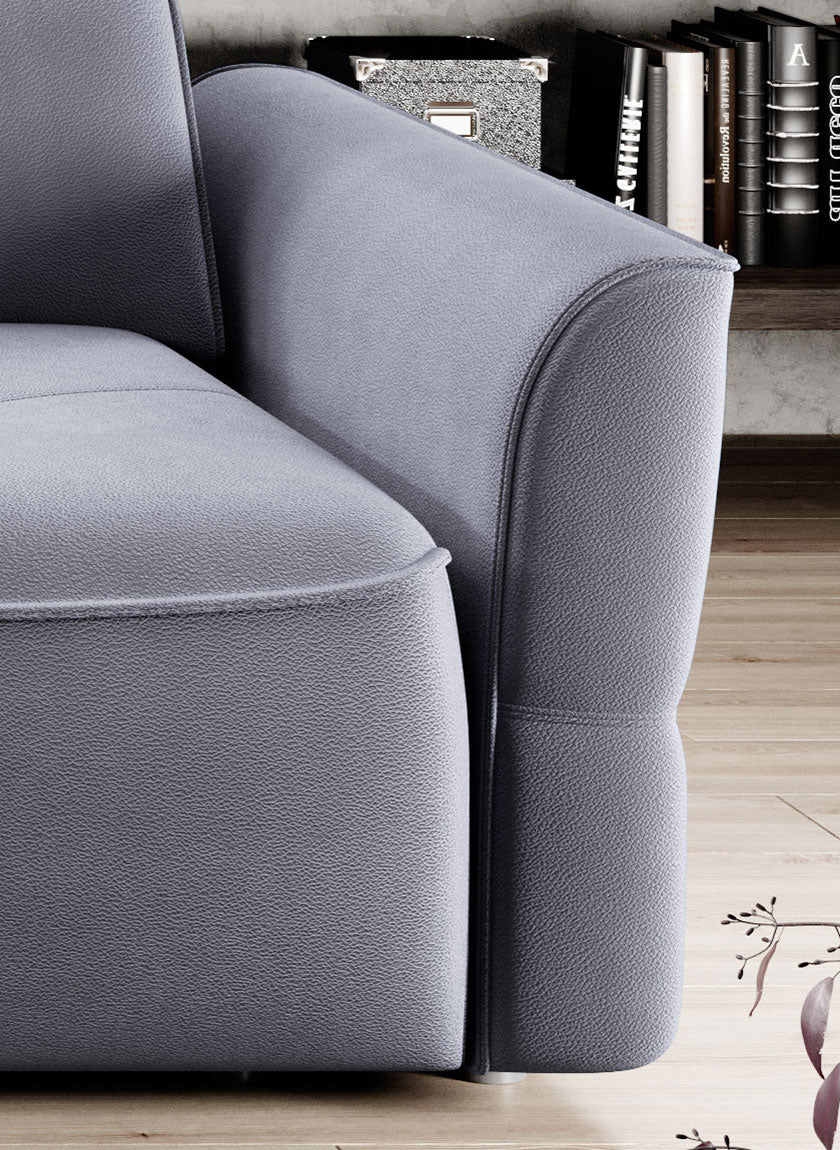 Canapé d'Angle Convertible - Design Moderne, Confort Optimal, Disponible en 3 Tailles | Canapé Réversible avec Coffre de Rangement