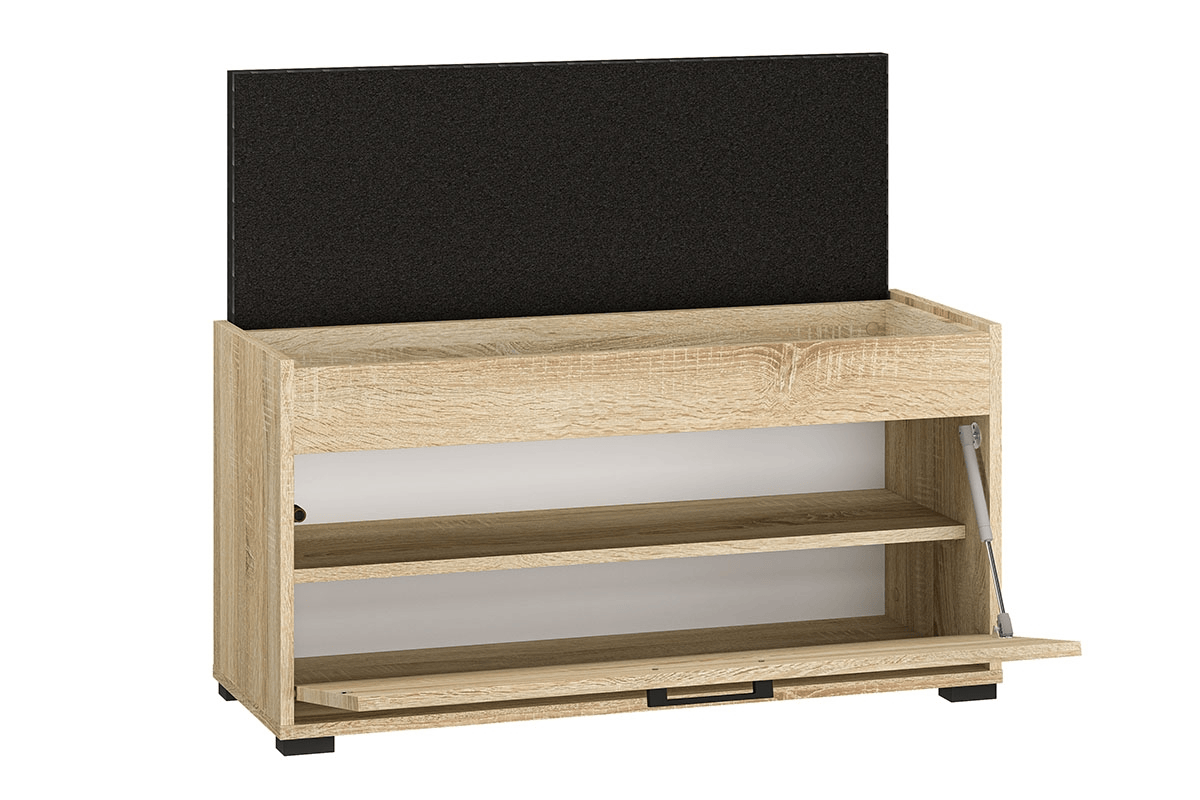Meuble à Chaussures en Bois Finition Lumière de Sonoma | Design Élégant & Grande Résistance